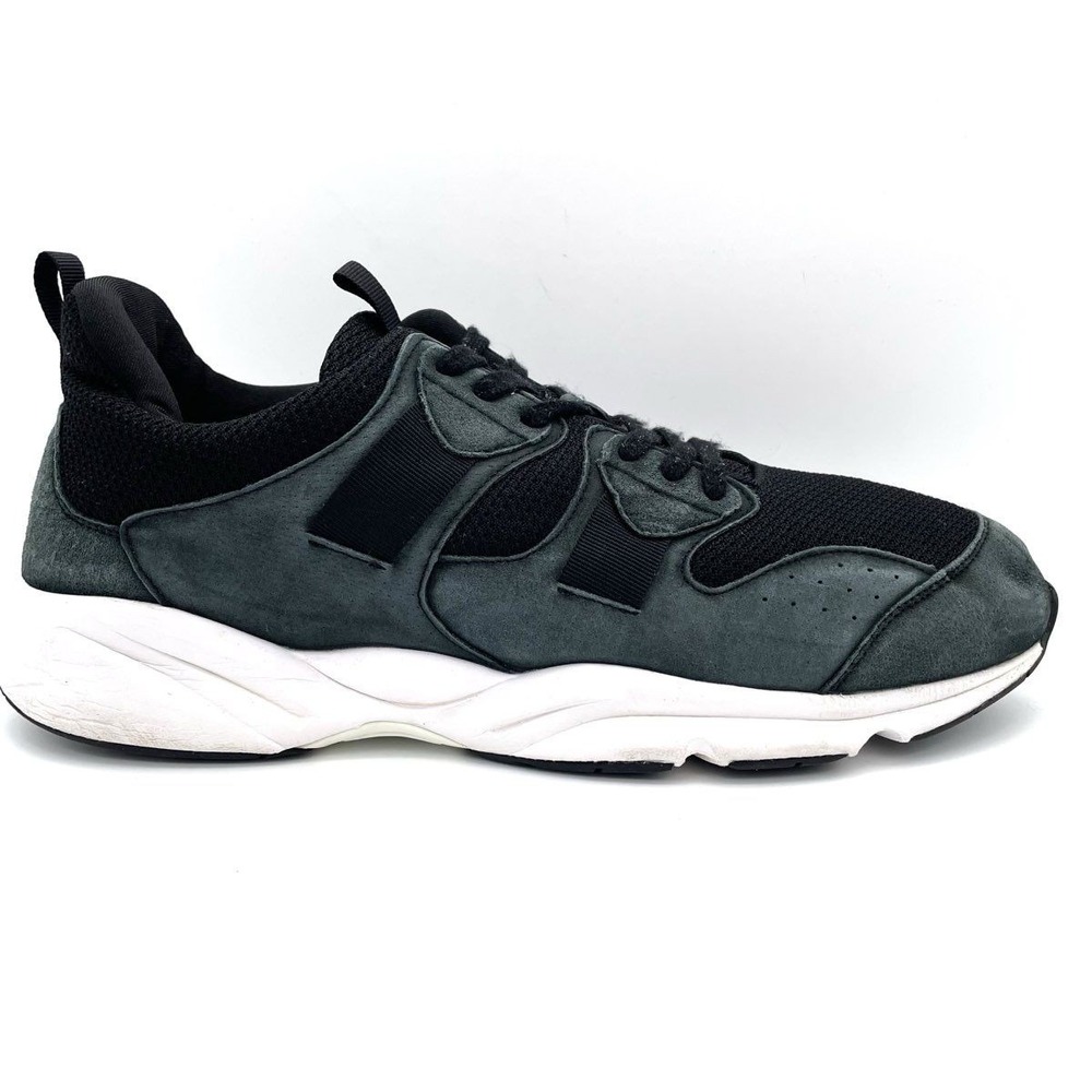 Propet Viator MAA172M Black White Walking Lifestyle Sneakers Men's Size 17